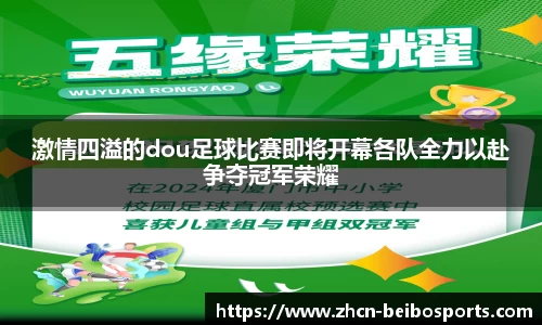 激情四溢的dou足球比赛即将开幕各队全力以赴争夺冠军荣耀