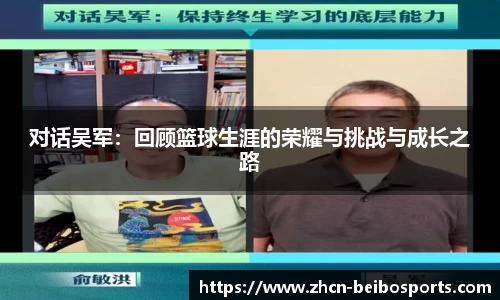 对话吴军：回顾篮球生涯的荣耀与挑战与成长之路
